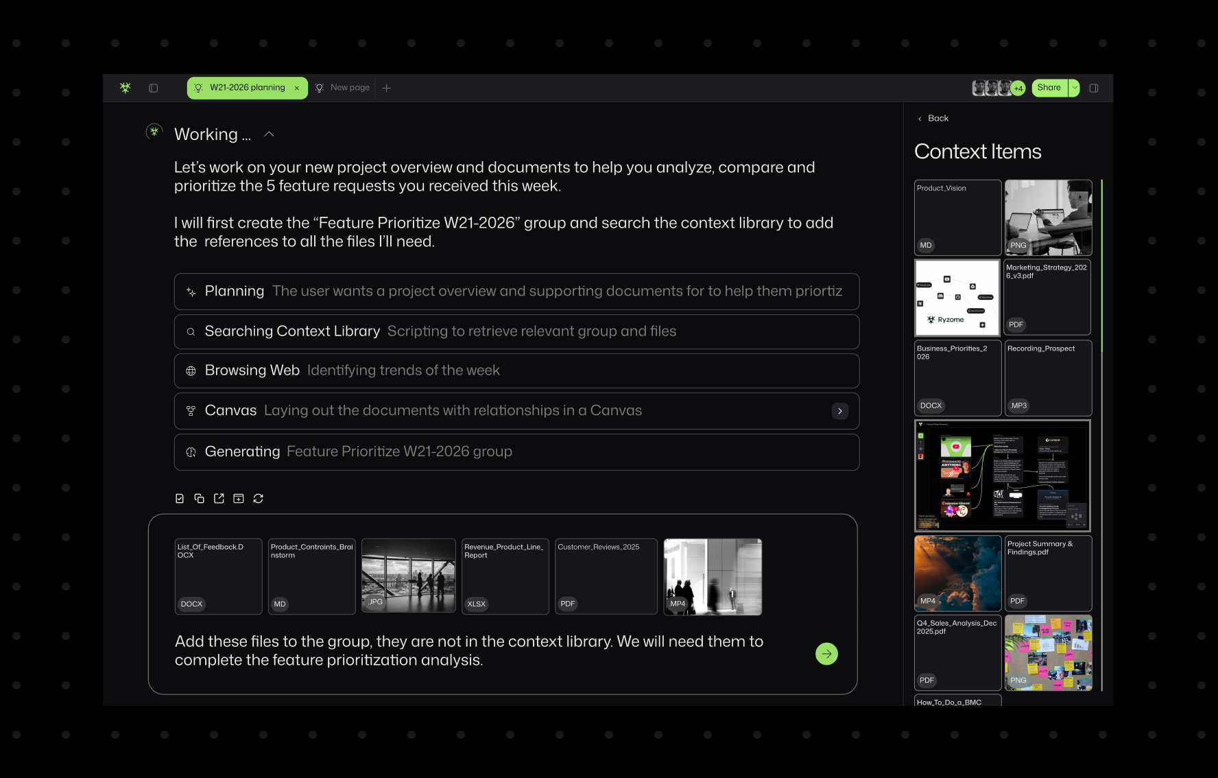AI context asset Ryzome
